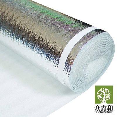 Silver Foil EPE Underlayment Durable White Underlay For Laminate Flooring