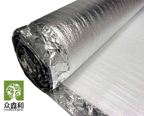 Silver Foil EPE Underlayment Durable White Underlay For Laminate Flooring